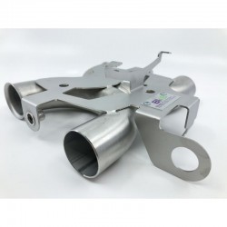 Décatalyseur HP CORSE X-PIPE TRIUMPH BOBBER BONNEVILLE T100 T120 THRUXTON SPEEDMASTER SCRAMBLER