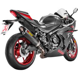 Échappement moto AKRAPOVIC carbone homologué SUZUKI GSXR 1000 2017-2025