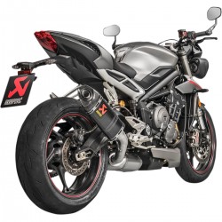Échappement AKRAPOVIC TRIUMPH 765 STREET TRIPLE 2020-2023
