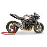 Echappement HP CORSE HYDROFORME position basse TRIUMPH 675 STREET TRIPLE 2007-2012 2
