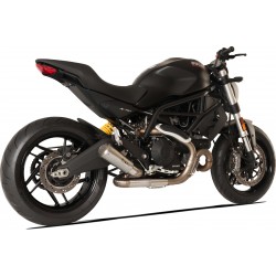 Echappement HP CORSE GP07 DUCATI 797 MONSTER 2017-2020 avec serpentin et grille GP