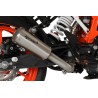 Echappement HP CORSE GP07 KTM 390 DUKE 2016-2019 avec grille GP 3