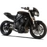 Echappement HP CORSE GP07 TRIUMPH 765 STREET TRIPLE 2017-2019 avec grille look moto GP 5