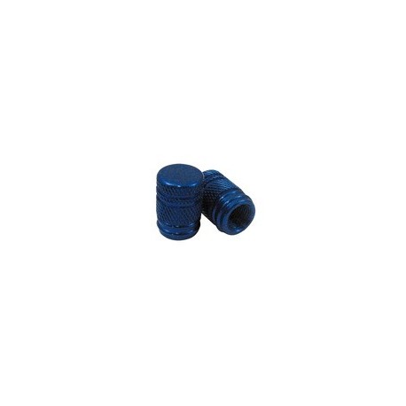 Bouchon de valve alu bleu Bouchon de valve alu bleu