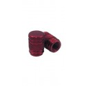 Bouchon de valve alu rouge