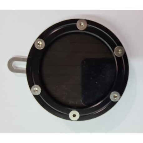 Porte vignette moto noir