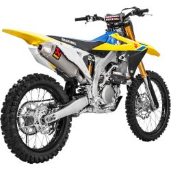 Ligne pot d'échappement evolution AKRAPOVIC SUZUKI RM-Z450 2018-2025
