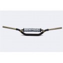 Guidon Cross Ø28,6mm avec barre RENTHAL Twinwall replica Villopoto / Stewart noir