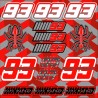 Planche autocollants A4 MARC MARQUEZ 2019 0