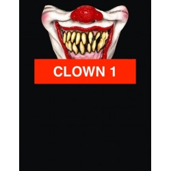 Tour de cou multifonctionnel en microfibres clown