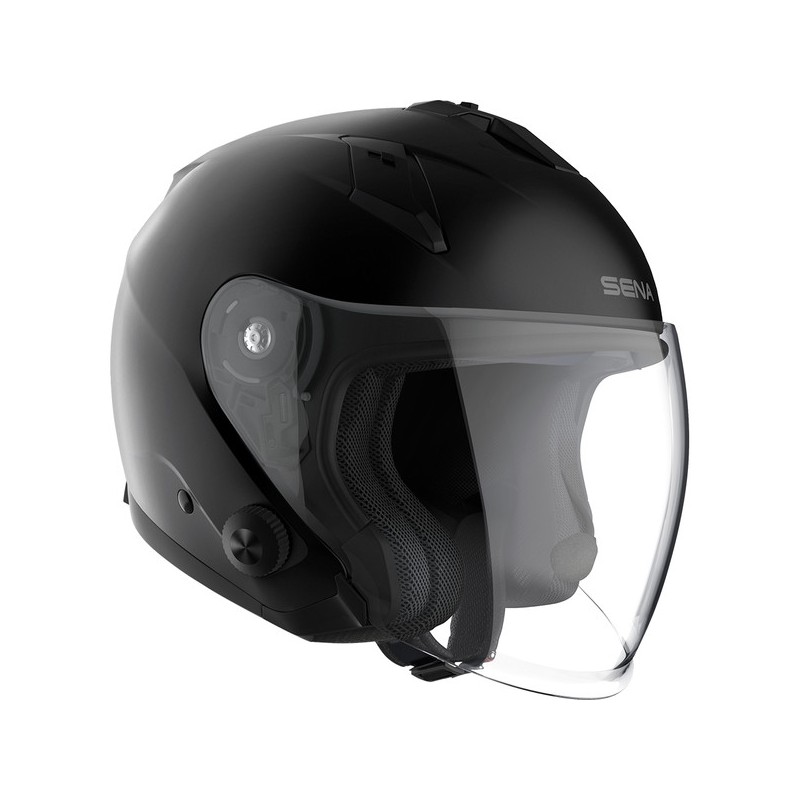 Casque moto scooter jet SENA Outstar Bluetooth casque avec systeme de  comunication intégré