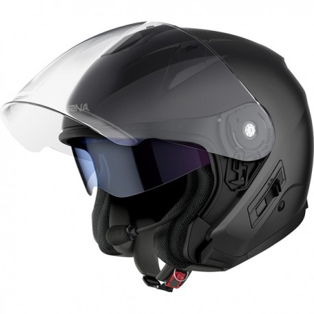 Casque moto scooter jet SENA Outstar Bluetooth casque avec systeme de  comunication intégré