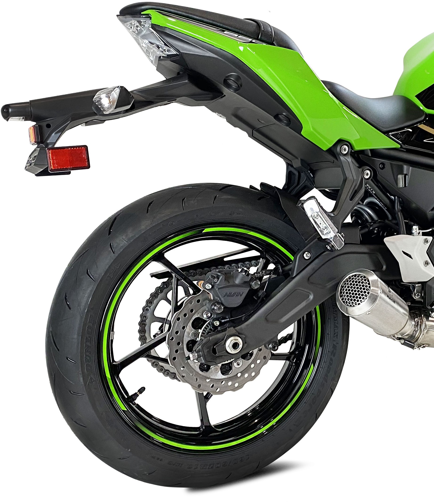 Echappement look moto GP IXRACE MK2 KAWASAKI Z650 NINJA