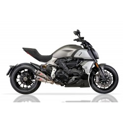 Demi ligne d'Echappement Qd Exhaust TWIN GUNSHOT DUCATI 1260 DIAVEL