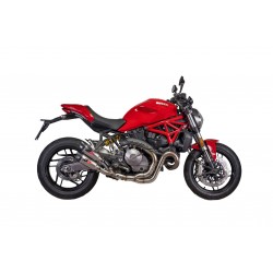 Echappement Qd Exhaust GUNSHOT DUCATI 1200 R MONSTER 2016-2019