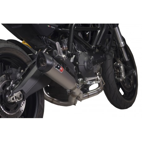 Echappement Qd Exhaust Tri-cone DUCATI 797 MONSTER 2017-2018