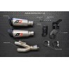 Echappement Qd Exhaust TWIN GUNSHOT DUCATI 821 MONSTER 2018-2020 5