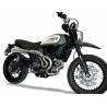 Ligne complète d'Echappement Qd Exhaust MAXCONE DUCATI 800 SCRAMBLER 2017-2020 2