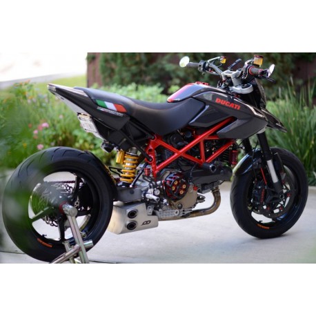 Ligne d'Echappement Qd Exhaust EX-BOX EVO2 DUCATI 796 HYPERMOTARD 2010-2015