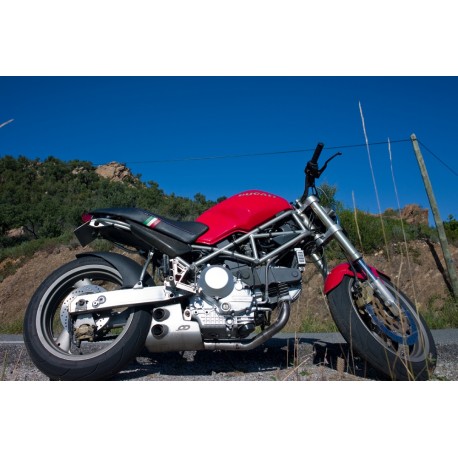 Ligne d'Echappement Qd Exhaust EX-BOX EVO2 DUCATI 600 MONSTER 620 MONSTER 750 MONSTER 800 MONSTER