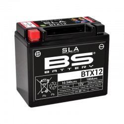 Batterie moto BS Battery SLA YTX12-BS BTX12