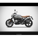 Echappement Zard haut double sortie HARDY pour BMW NINE T 1200 Scrambler
