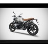 Echappement Zard haut double sortie Overlappe pour BMW NINE T 1200 Scrambler 1