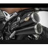 Echappement Zard haut double sortie Overlappe pour BMW NINE T 1200 Scrambler 2