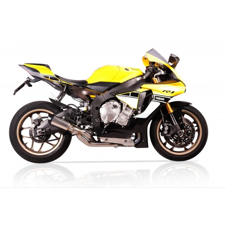 Echappement Qd Exhaust GUNSHOT YAMAHA YZF-R1 2017-2020
