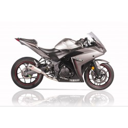 Ligne complète d'Echappement Qd Exhaust Tri-cone YAMAHA YZF-R3 2016-2021