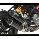 Double pot d'Echappement Superposés Zard Ducati Monster 1100 Evo