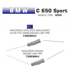 Raccord d'Echappement ARROW BMW C650 SPORT 2016-2020