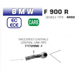 Raccord central racing échappement ARROW BMW F900R F900XR 2020-2024