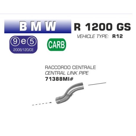 Raccord d'Echappement central ARROW BMW R1200GS R1200GS ADVENTURE 2006-2009