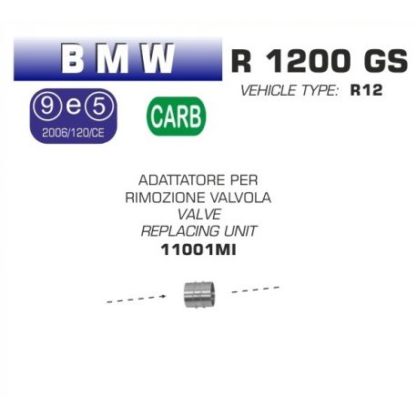 Suppression valve d'Echappement ARROW BMW R1200R 2011-2014 R1200GS R1200GS ADVENTURE 2010-2012