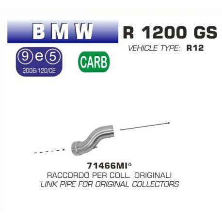 Raccord d'Echappement ARROW BMW R1200GS R1200GS ADVENTURE 2010-2012