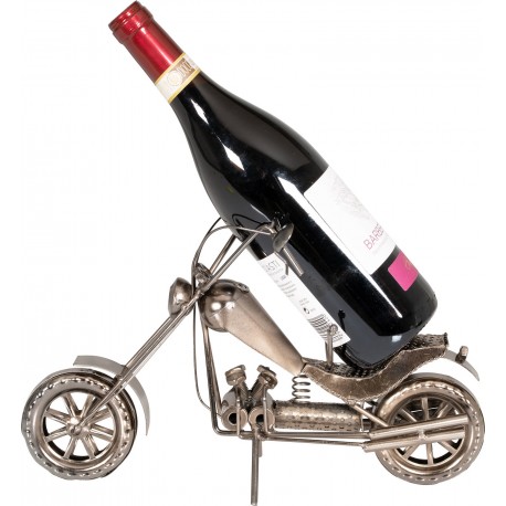Porte-bouteille moto en métal