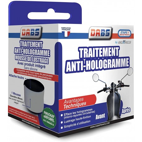 DABS - Traitement Anti-hologramme moto pour polissage moto