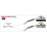 Collecteur d'Echappement ARROW racing HONDA XR125L XR125R XR125SM 2004-2005 1