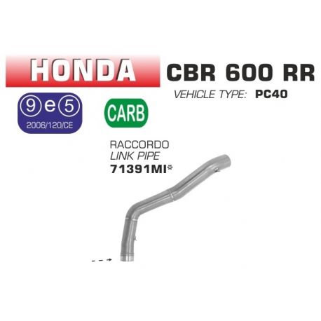 Raccord d'Echappement ARROW HONDA CBR600RR 2009-2012