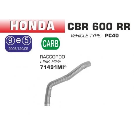 Raccord d'Echappement ARROW HONDA CBR600RR 2013-2016