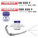 Collecteur d'Echappement ARROW HONDA CB650F CBR650F 2014-2018