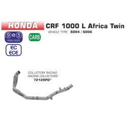 Collecteur d'Echappement racing ARROW HONDA CRF1000L AFRICA TWIN 2016-2019