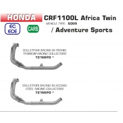 Collecteur d'Echappement racing ARROW HONDA CRF1100L AFRICA TWIN / CRF1100L ADVENTURE SPORT 2020-2023