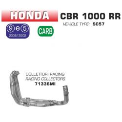 Collecteur d'Echappement racing ARROW HONDA CBR1000RR 2004-2007
