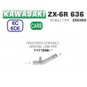 Raccord d'Echappement ARROW KAWASAKI ZX6R ZX636R 2019-2020