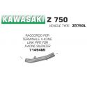 Raccord d'Echappement ARROW X-KONE KAWASAKI Z750 Z750R 2007-2014