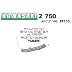 Raccord d'Echappement ARROW RACE-TECH KAWASAKI Z750 Z750R 2007-2014