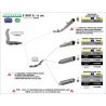 Collecteur d'Echappement racing ARROW KAWASAKI Z800E 2013-2016 1