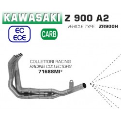 Collecteur d'Echappement racing ARROW KAWASAKI Z900E Z900 A2 2017-2023